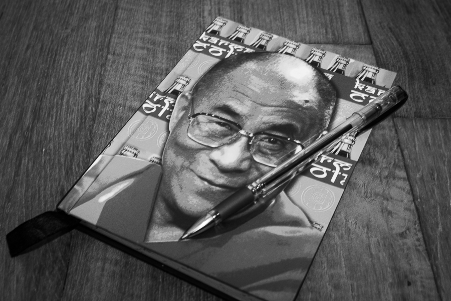 Dalai Lama journal and pen