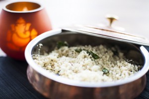 Cauliflower rice with Indian Spices