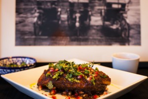 Duck Breast with pomegranate sauce