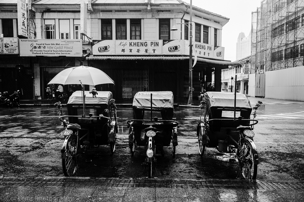 Rickshaws in Chinatown, Georgetown