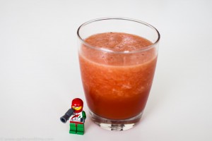 Pineapple and watermelon juice