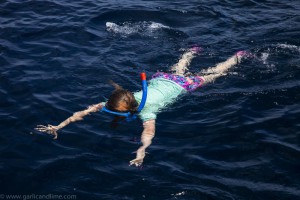 Lois snorkeling, Pulau Bunaken, Sulawesi, Indonesia