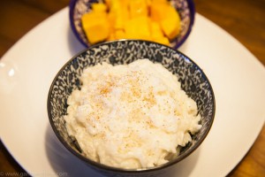 Dairy free rice pudding